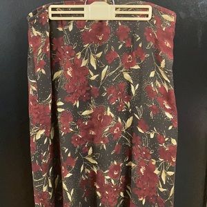 Rena Rowen flower patterned skirt